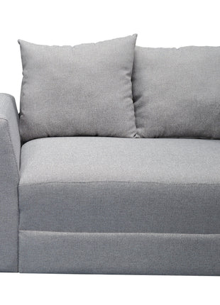 Sala Esquinera Samso Lino Gris plata- 240x180 cm, El Bazar Store