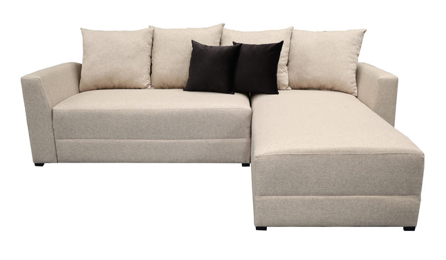 Sala Esquinera Samso Lino Beige- 240x180 cm, El Bazar Store