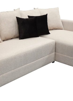 Sala Esquinera Samso Lino Beige- 240x180 cm, El Bazar Store