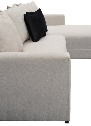 Sala Esquinera Samso Lino Beige- 240x180 cm, El Bazar Store