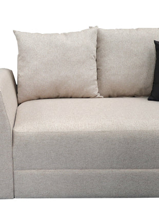 Sala Esquinera Samso Lino Beige- 240x180 cm, El Bazar Store