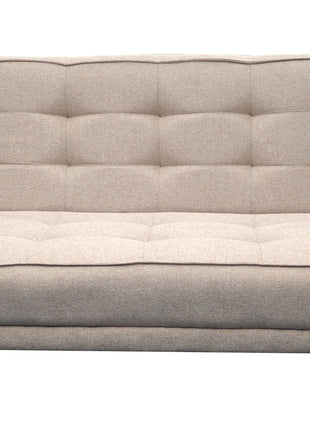 Sofa cama Zeus Lino Beige- Matrimonial Futon 3 posiciones, El Bazar Store