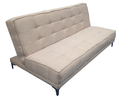 Sofa cama Zeus Lino Beige- Matrimonial Futon 3 posiciones, El Bazar Store