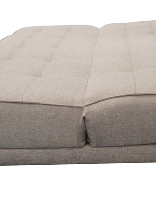 Sofa cama Zeus Lino Beige- Matrimonial Futon 3 posiciones, El Bazar Store