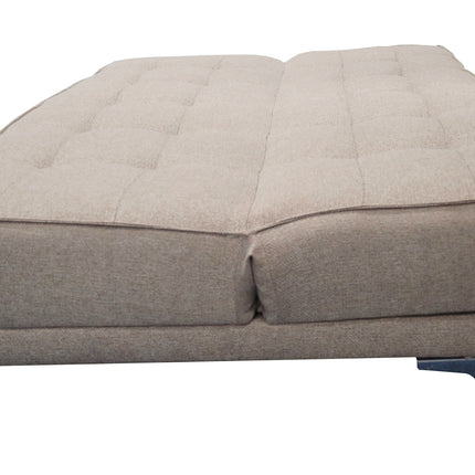 Sofa cama Zeus Lino Beige- Matrimonial Futon 3 posiciones, El Bazar Store