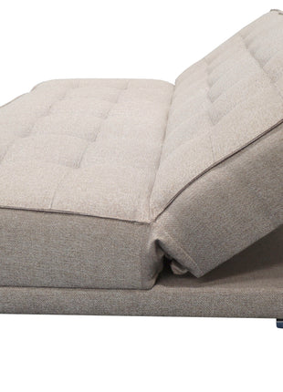 Sofa cama Zeus Lino Beige- Matrimonial Futon 3 posiciones, El Bazar Store