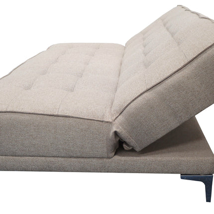 Sofa cama Zeus Lino Beige- Matrimonial Futon 3 posiciones, El Bazar Store