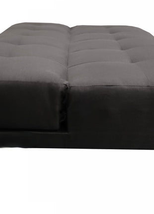 Sofá Cama Reclinable Vegas Lino Negro Futon 3 Posiciones, El Bazar Store