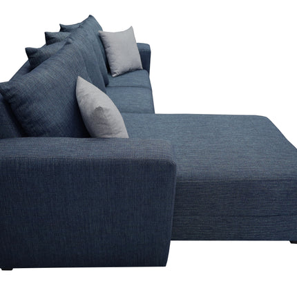 Sala Esquinera Lombar Lino Azul Marino- 220x160 cm, El Bazar Store
