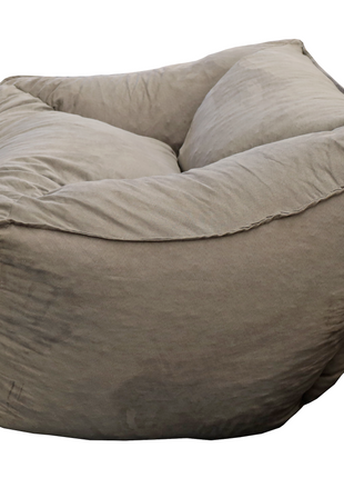 Sillon Puff El Bazar Store Beige, Sillon Ocasional