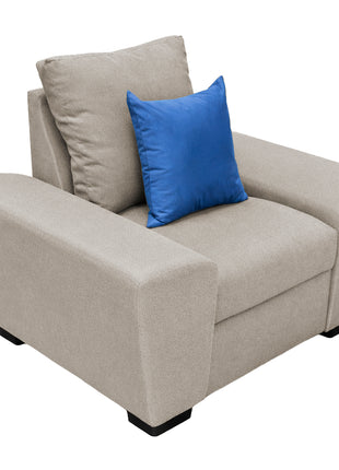 Sillón El Bazar Store Islandia Lino 1 plaza, Modular, Moderno, Sofá, sala