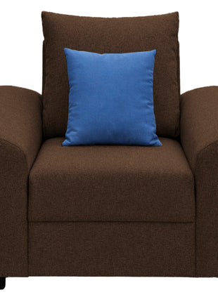 Sillón El Bazar Store Islandia Lino Chocolate 1 plaza, Modular, Moderno, Sofá, sala