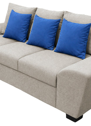 Sofá El Bazar Store Islandia Lino Beige 3 plazas, Modular, Moderno, Sala