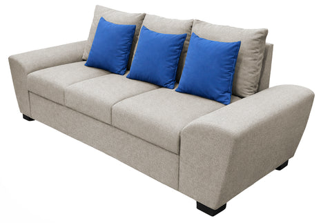 Sofá El Bazar Store Islandia Lino Beige 3 plazas, Modular, Moderno, Sala