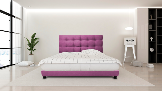 Cabecera El Bazar Store Linq Individual Rosa, ajuste de altura