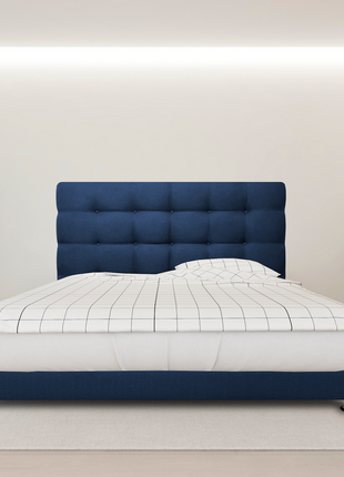 Cabecera El Bazar Store Linq Matrimonial Azul marino, Ajuste de altura