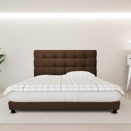 Cabecera El Bazar Store Linq King Size Chocolate, Ajuste de Altura
