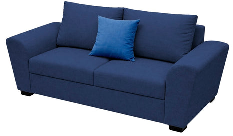 Love seat El Bazar Store Islandia Lino Azul marino 2 plazas, Modular, Moderno, Sala