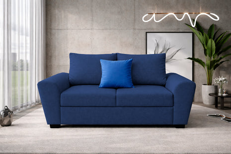 Love seat El Bazar Store Islandia Lino Azul marino 2 plazas, Modular, Moderno, Sala