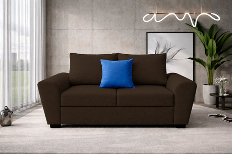 Love seat El Bazar Store Islandia Lino Chocolate 2 plazas, Modular, Moderno, Sala