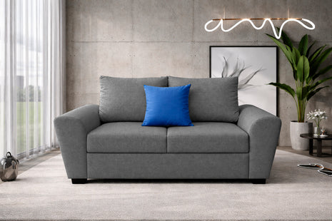 Love seat El Bazar Store Islandia Lino Gris oxford 2 plazas, Modular, Moderno, Sala