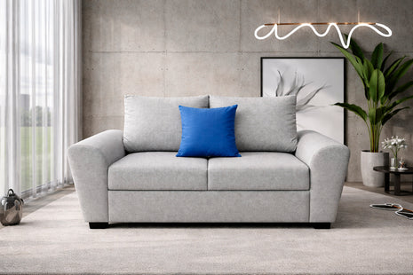 Love seat El Bazar Store Islandia Lino Gris Plata 2 plazas, Modular, Moderno, Sala