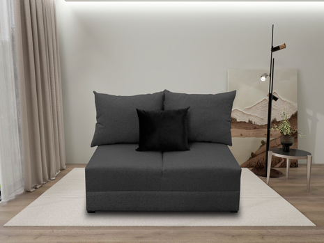 Sala Modular El Bazar Store Noruega 2-2 Gris Oxford Lino nacional 2 Love seat