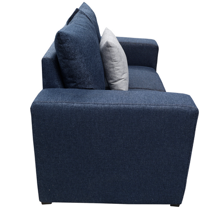 Love seat El Bazar Store Miami Lino azul marino 2 plazas, Modular, Moderno, Sala