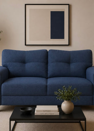 Sala Modular 3-2 El Bazar Store Sidney Lino nacional Azul Marino Sofá Love seat