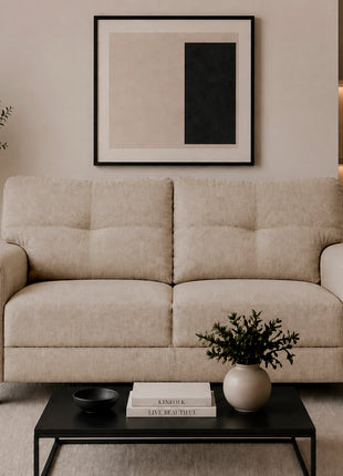 Sala Modular 3-2 El Bazar Store Sidney Lino nacional Beige Sofá Love seat