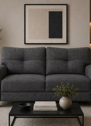 Sala Modular 3-2 El Bazar Store Sidney Lino nacional Gris Oxford Sofá Love seat