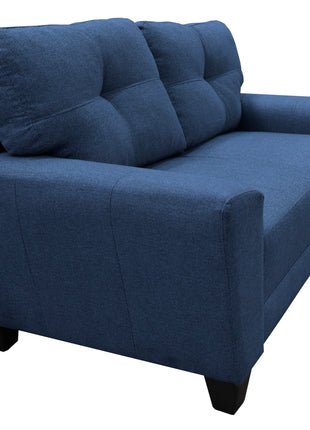 Sala Modular 3-2 El Bazar Store Sidney Lino nacional Azul Marino Sofá Love seat