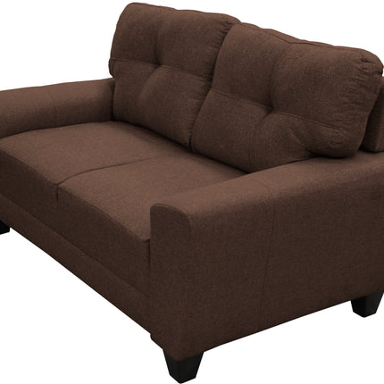 Sala Modular 3-2-1 El Bazar Store Sidney Chocolate, Sofa, Love seat y sillon