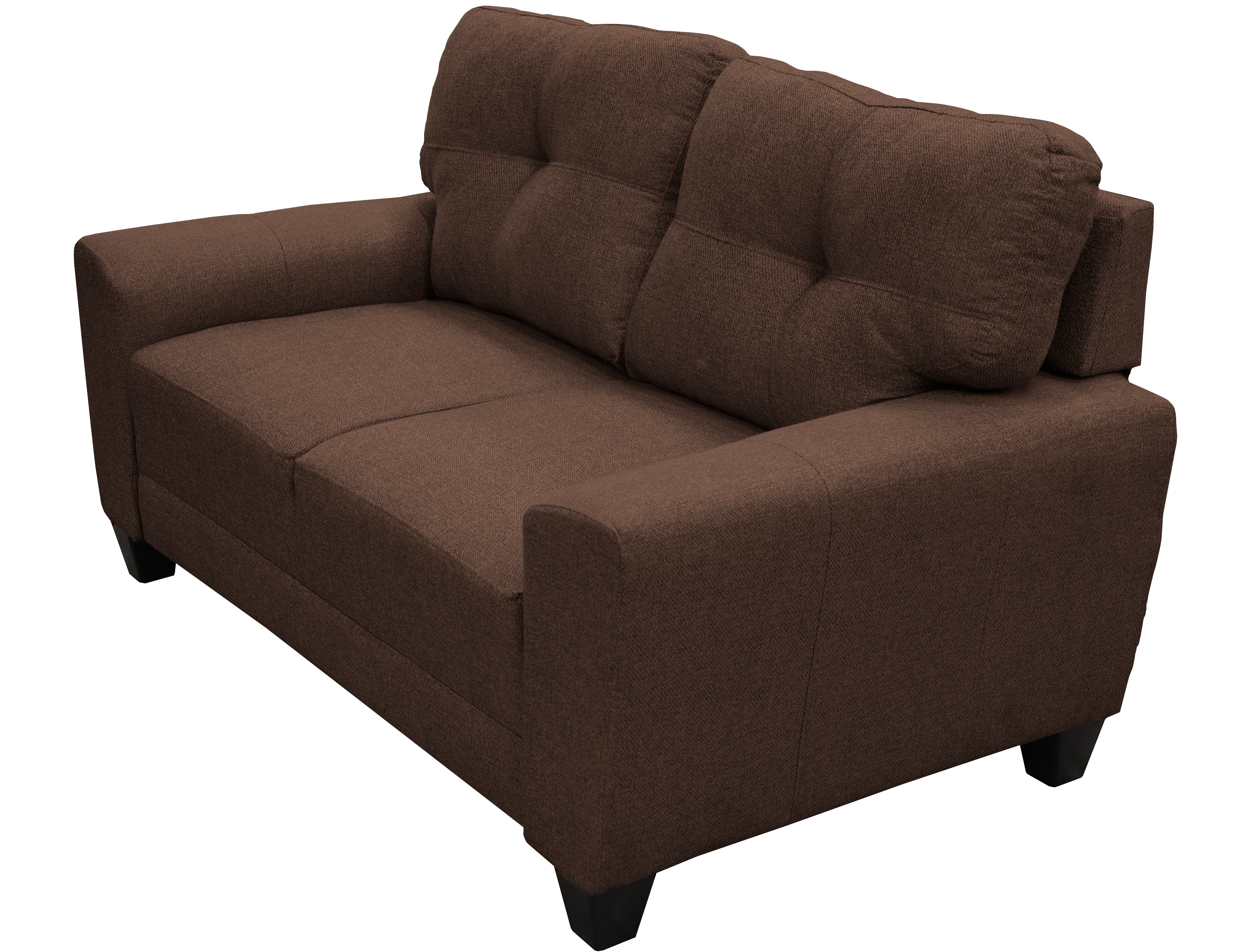 Sala Modular 3-2-1 El Bazar Store Sidney Chocolate, Sofa, Love seat y sillon