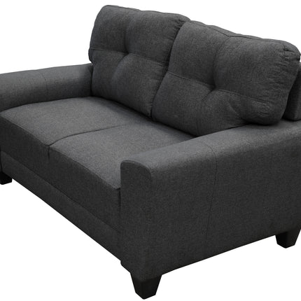 Sala Modular 3-2-1 El Bazar Store Sidney Gris oxford, Sofa, Love seat y sillon