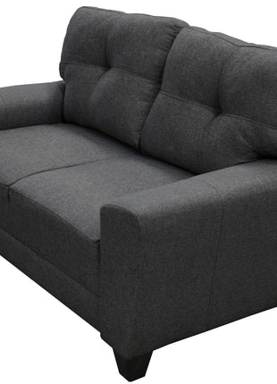 Sala Modular 3-2 El Bazar Store Sidney Lino nacional Gris Oxford Sofá Love seat