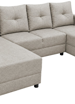 Sala Esquinera Modular en U El Bazar Store Luxor 160x270x160 cm 3 Piezas