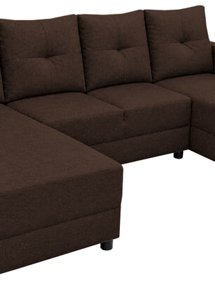 Sala Esquinera Modular en U El Bazar Store Luxor 160x270x160 cm 3 Piezas