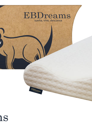 Almohada EBDreams Memory Foam Estandar Media Ergonómica Bambú El Bazar Store