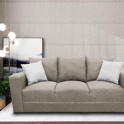 Sala Modular 3-2-1 El Bazar Store Miami Beige, Sofa, Love seat y sillon