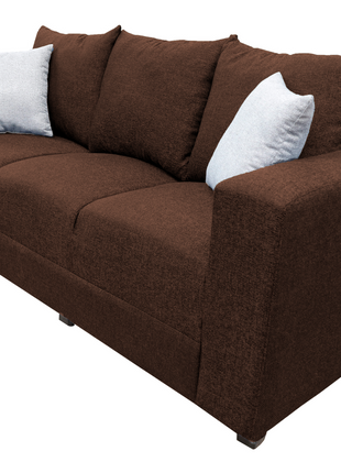 Sala Modular 3-2-1 El Bazar Store Miami Chocolate, Sofa, Love seat y sillon