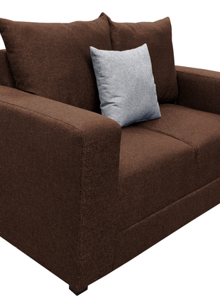 Sala Modular 3-2-1 El Bazar Store Miami Chocolate, Sofa, Love seat y sillon