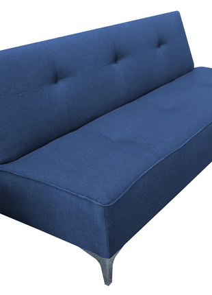 Sofa Cama Reclinable El Bazar Store Milo Azul Marino , Futon 3 posiciones, Sala