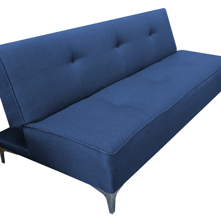Sofa Cama Reclinable El Bazar Store Milo Azul Marino , Futon 3 posiciones, Sala