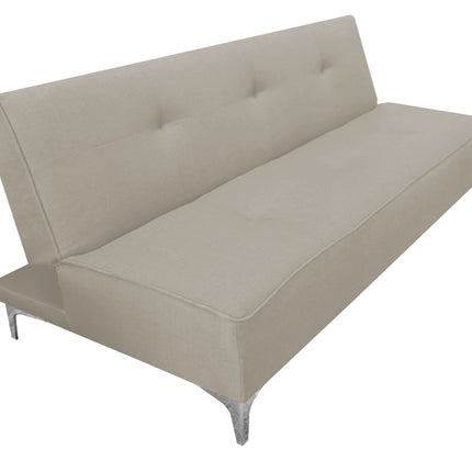 Sofa Cama Reclinable El Bazar Store Milo Beige , Futon 3 posiciones, Sala