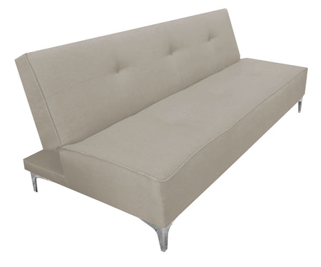 Sofa Cama Reclinable El Bazar Store Milo Beige , Futon 3 posiciones, Sala