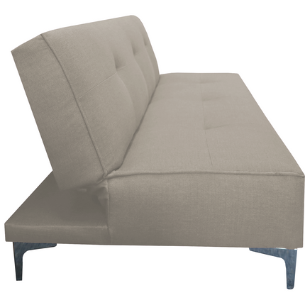 Sofa Cama Reclinable El Bazar Store Milo Beige , Futon 3 posiciones, Sala