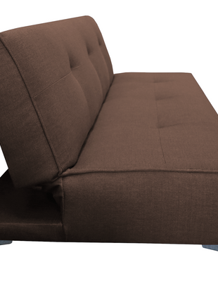Sofa Cama Reclinable El Bazar Store Milo Chocolate , Futon 3 posiciones, Sala