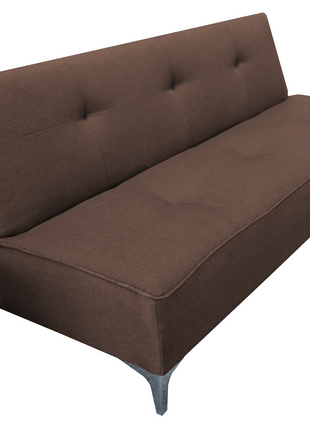 Sofa Cama Reclinable El Bazar Store Milo Chocolate , Futon 3 posiciones, Sala