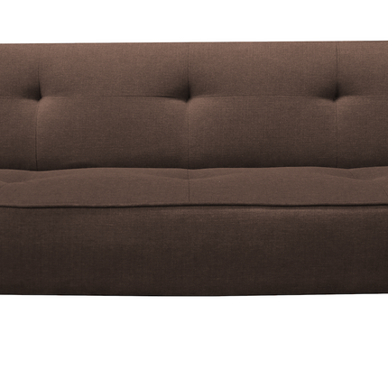 Sofa Cama Reclinable El Bazar Store Milo Chocolate , Futon 3 posiciones, Sala